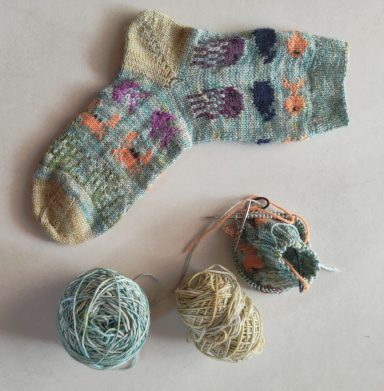 Chaussettes Sous l'océan - Julia M tricote